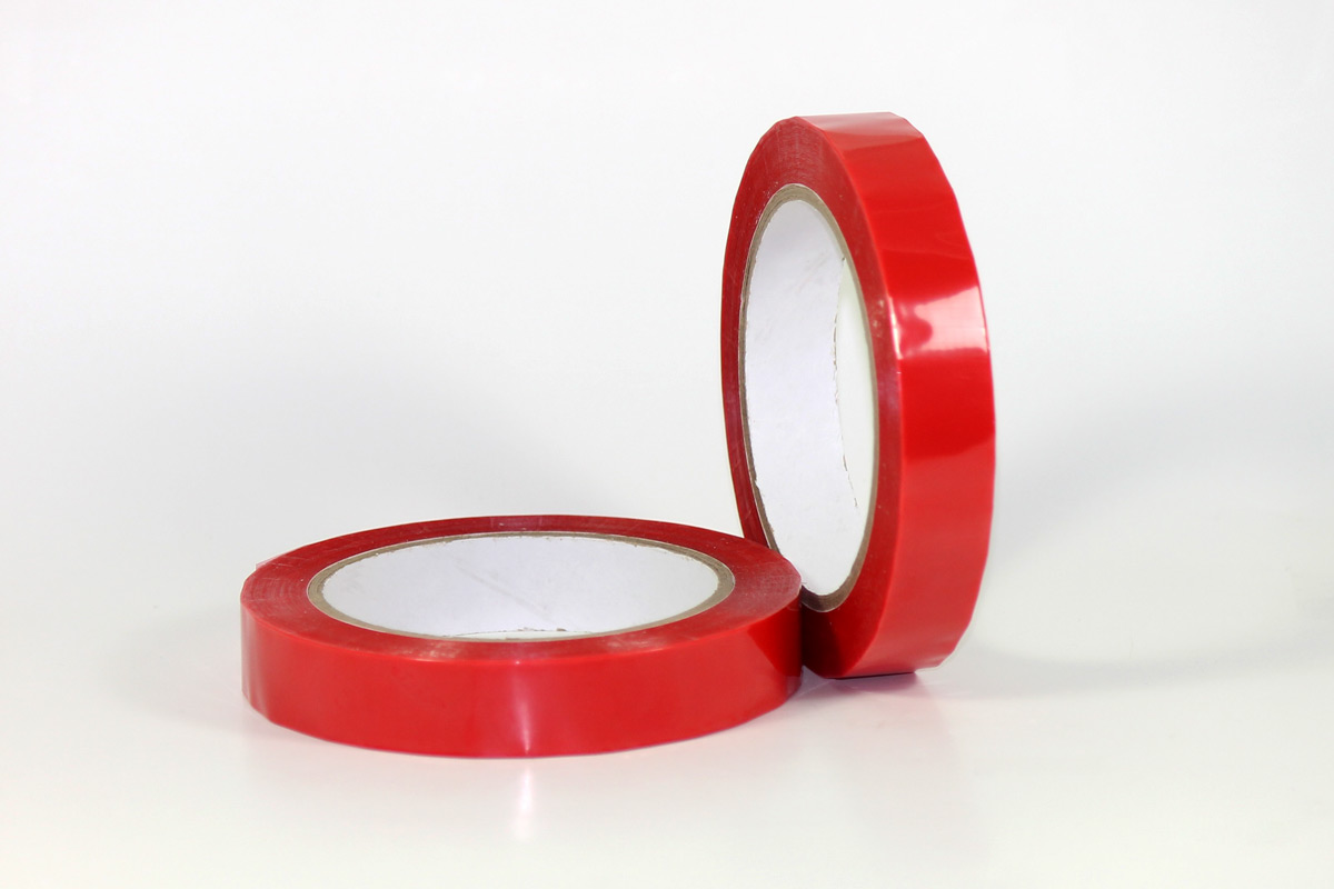 red-polyester-tape